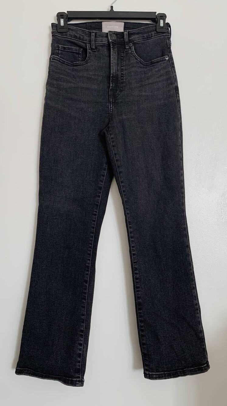 Black Everlane The Authentic Stretch Slim Bootcut Jeans 26